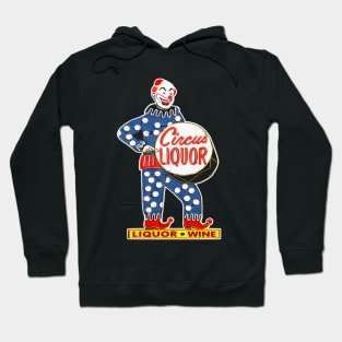 Clown Liquor Vintage Retro Circus Hoodie